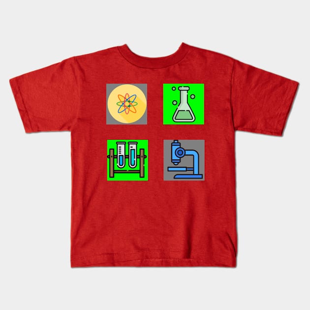 Science Experiment Kids T-Shirt by PhunPhrases